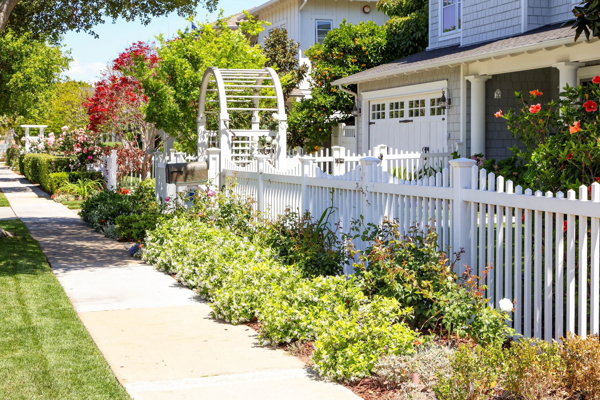 Restored Coronado cottage with full garden and arched trellis