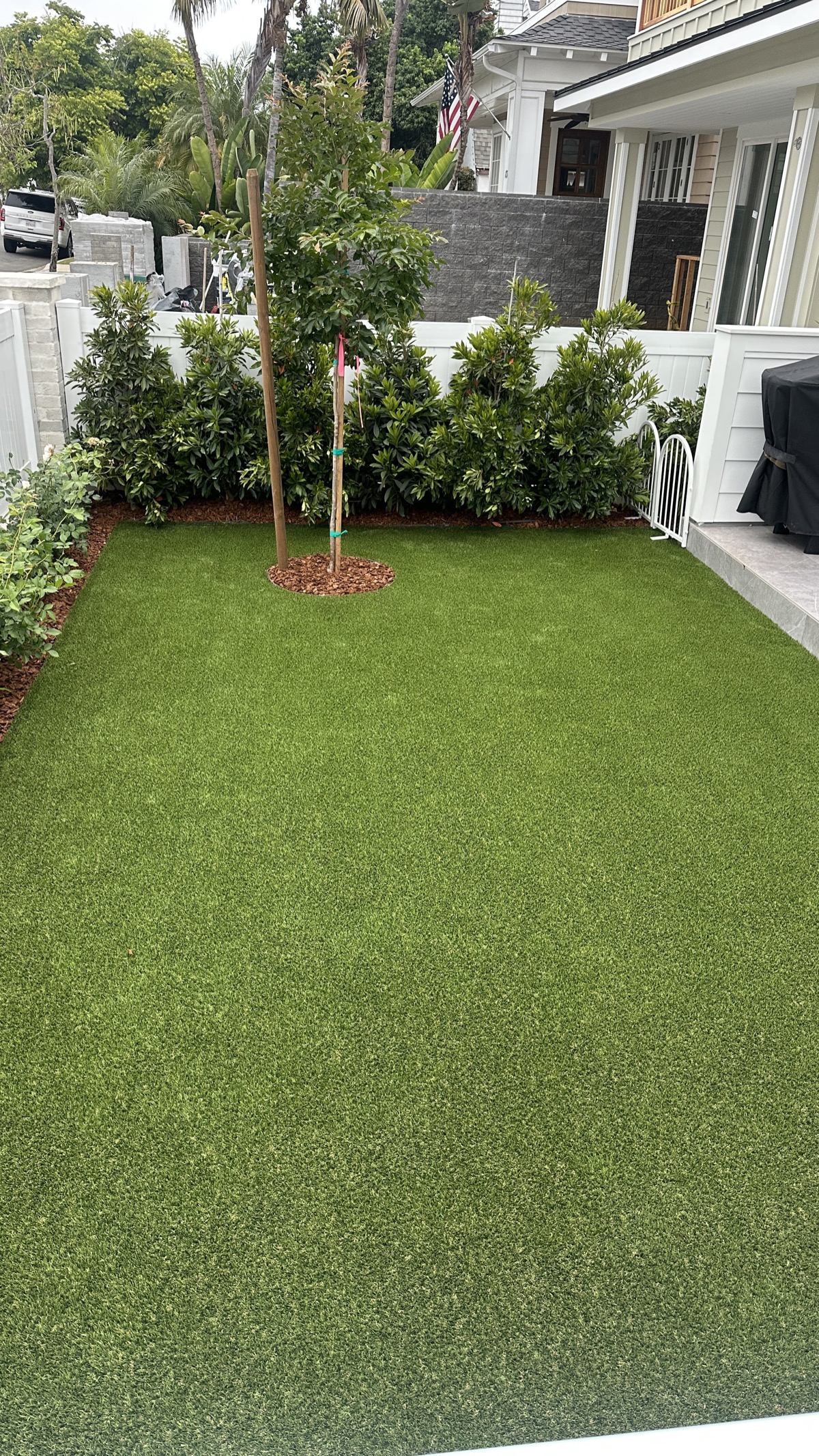Coronado landscape design using the rule of 3 by Ecosystem Landscaping